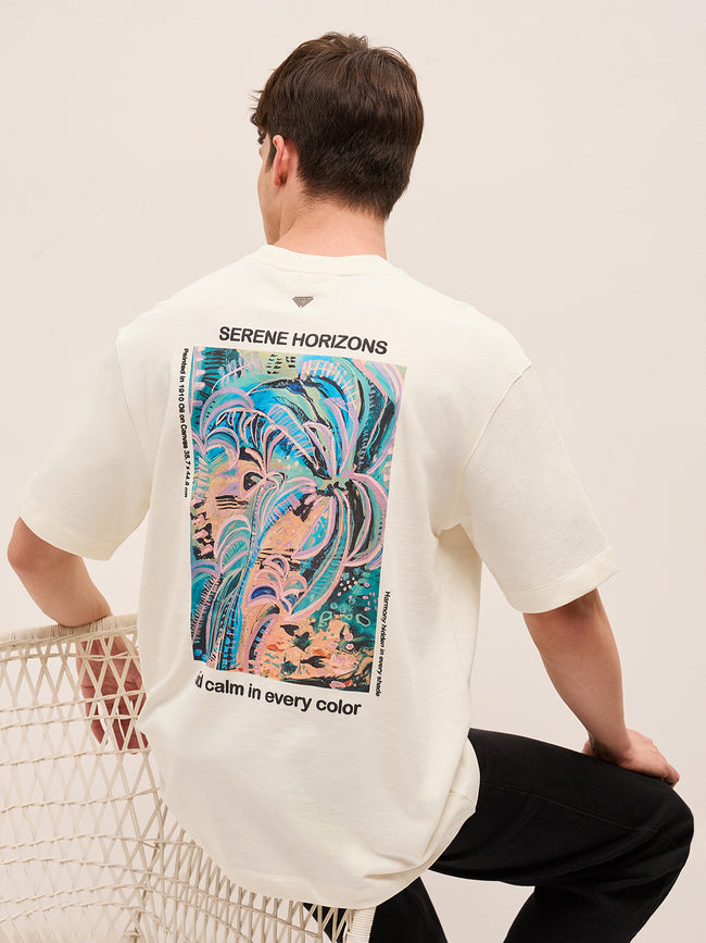 Men Pure Cotton Crew Neck T-Shirt