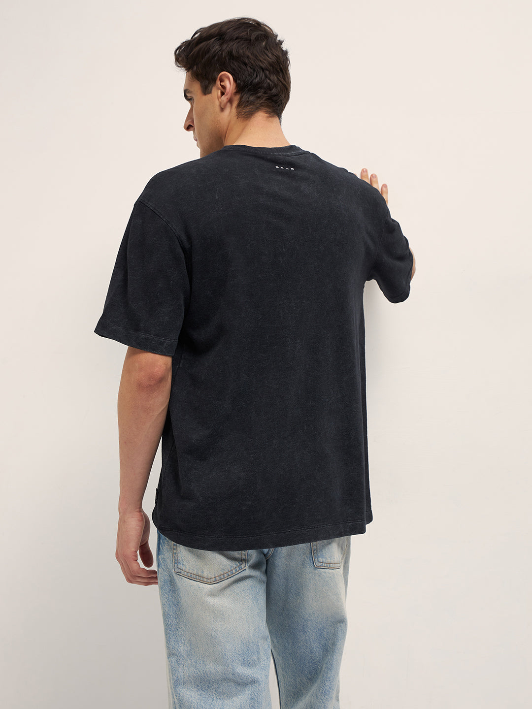 Men Black Oversized T-Shirt