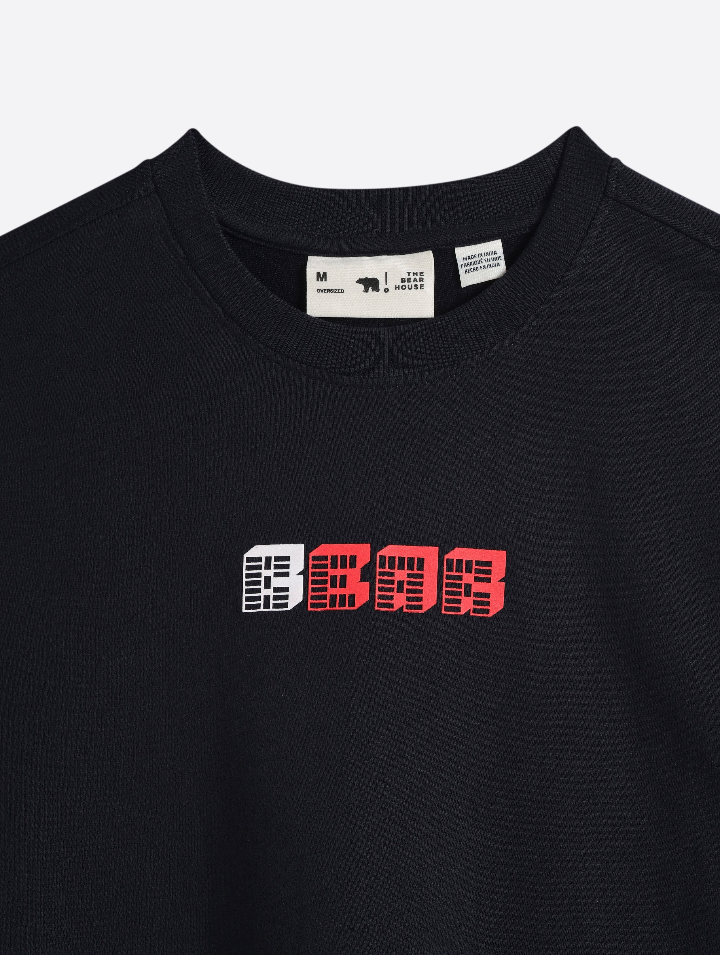 Men Black Cotton Printed T-Shirt