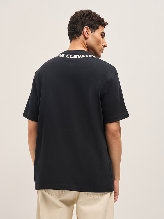 Men Black Shark Tank Limited Edition Black Crew Tee