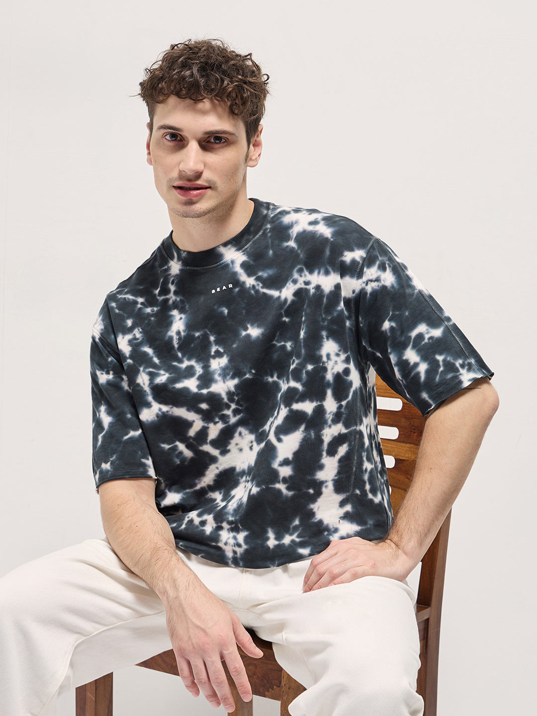 tie dye oversized t shirt men