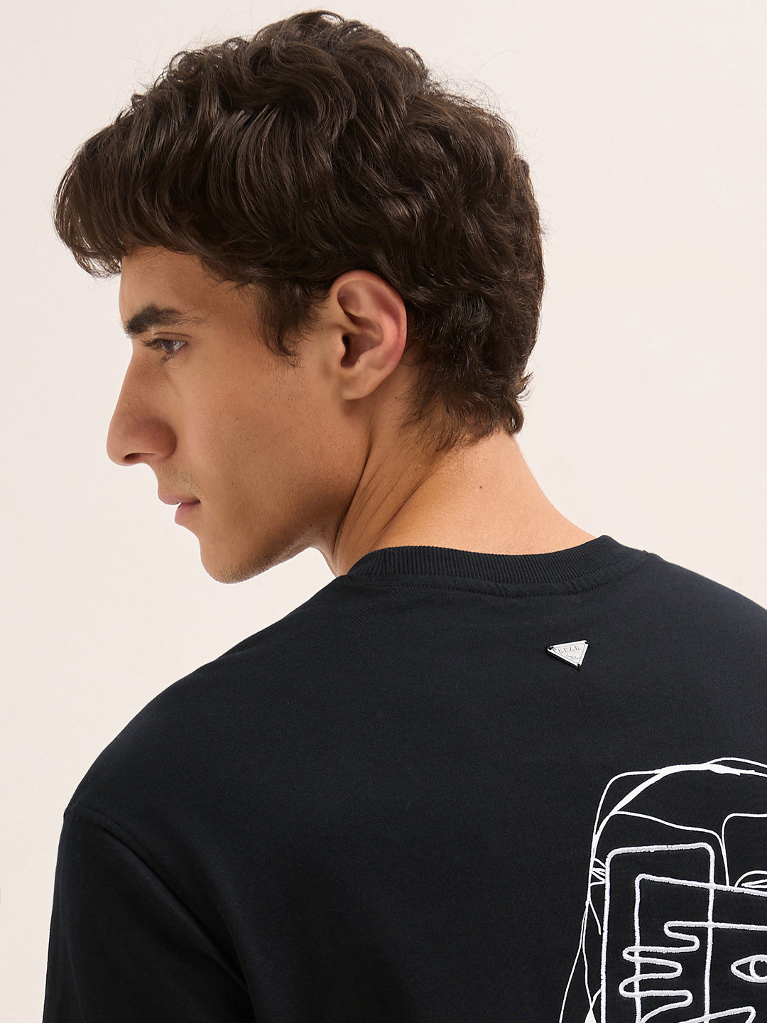 Men Pure Cotton Graphic Printed T-Shirt