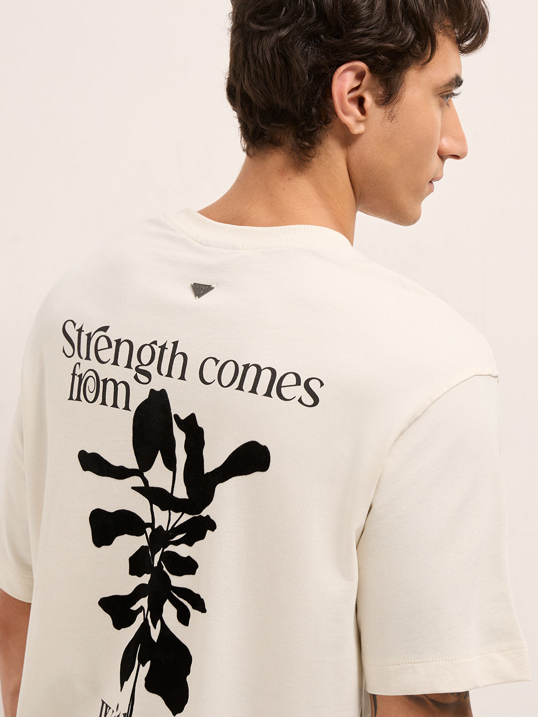 Men Pure Cotton Graphic Printed T-Shirt