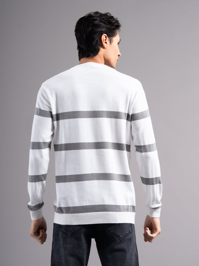 Men Astor Grey Knit T-Shirt