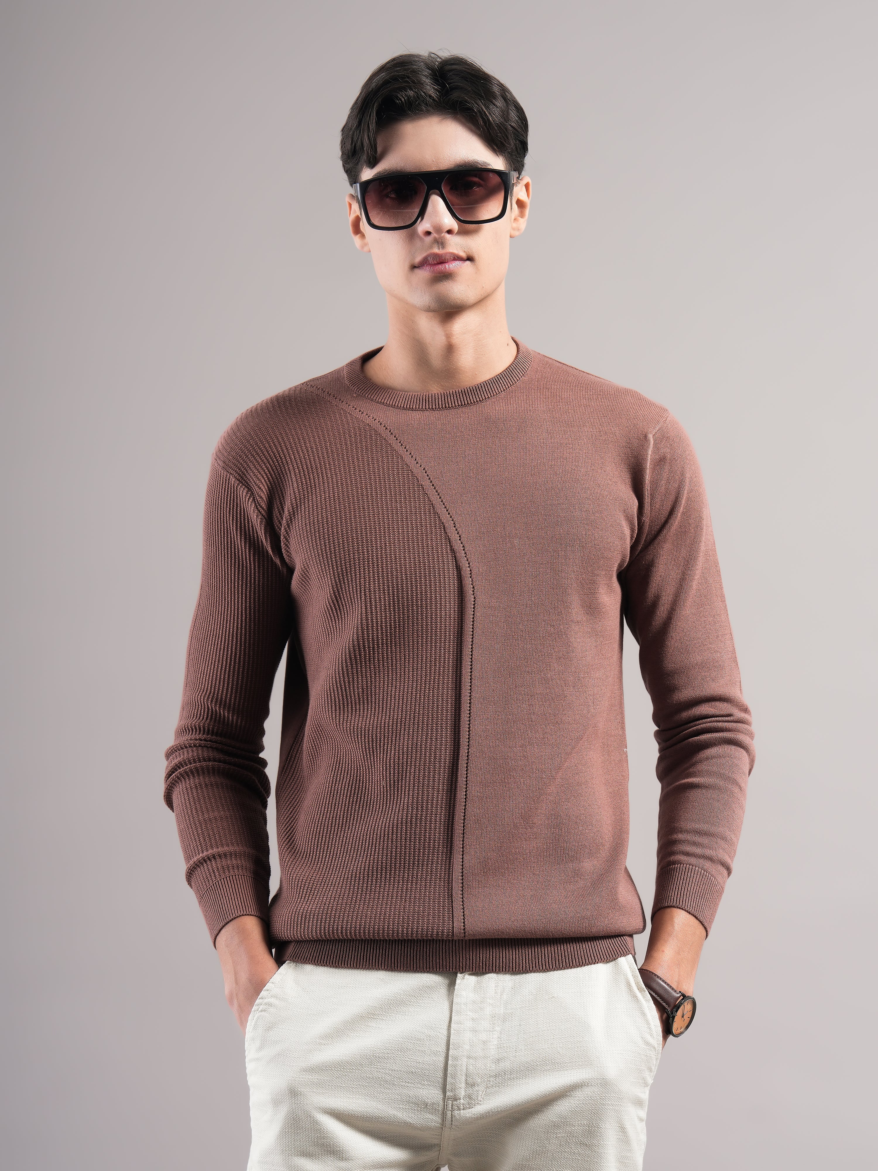 Men Arc Knit T-Shirt