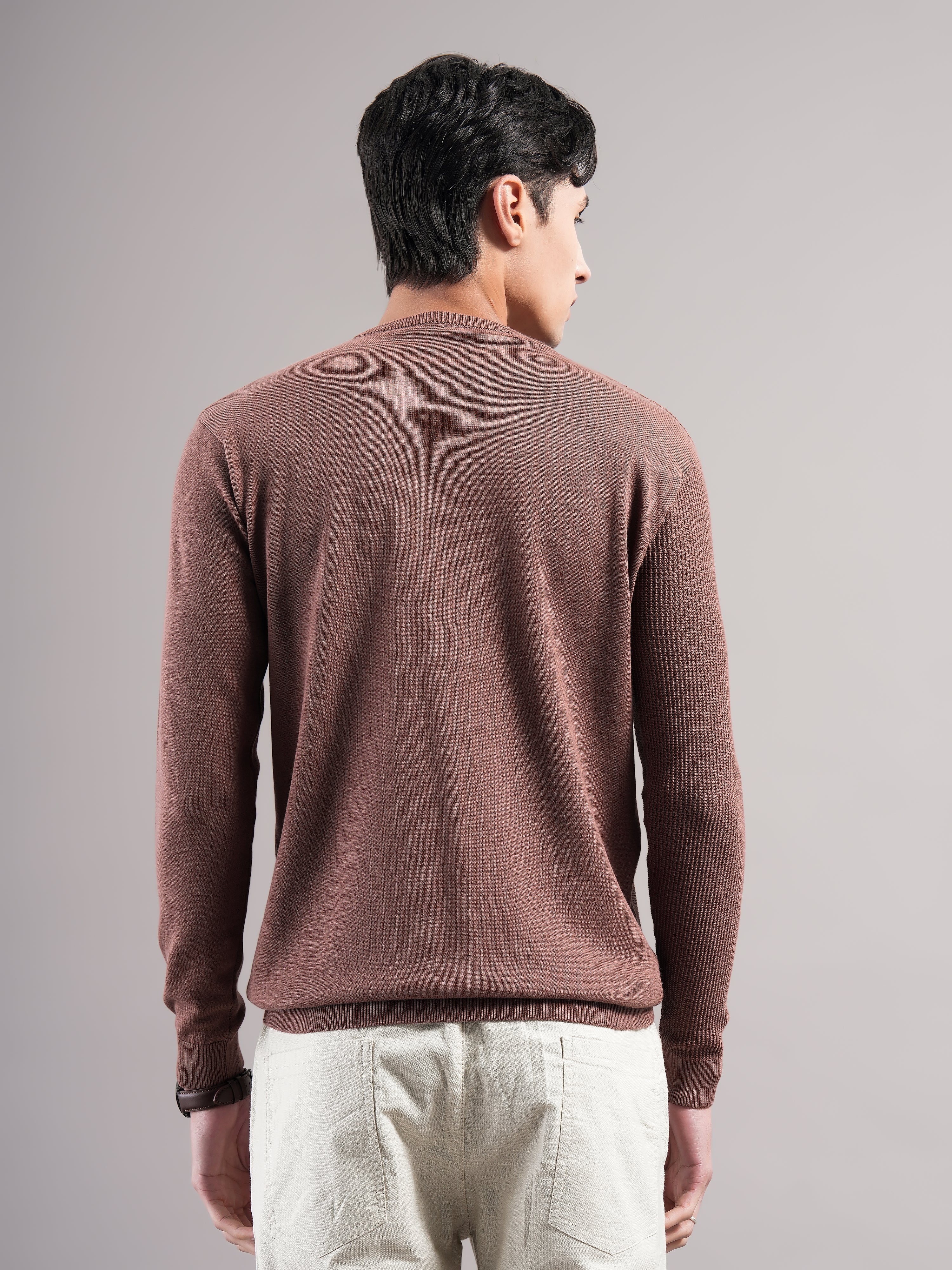 Men Arc Knit T-Shirt