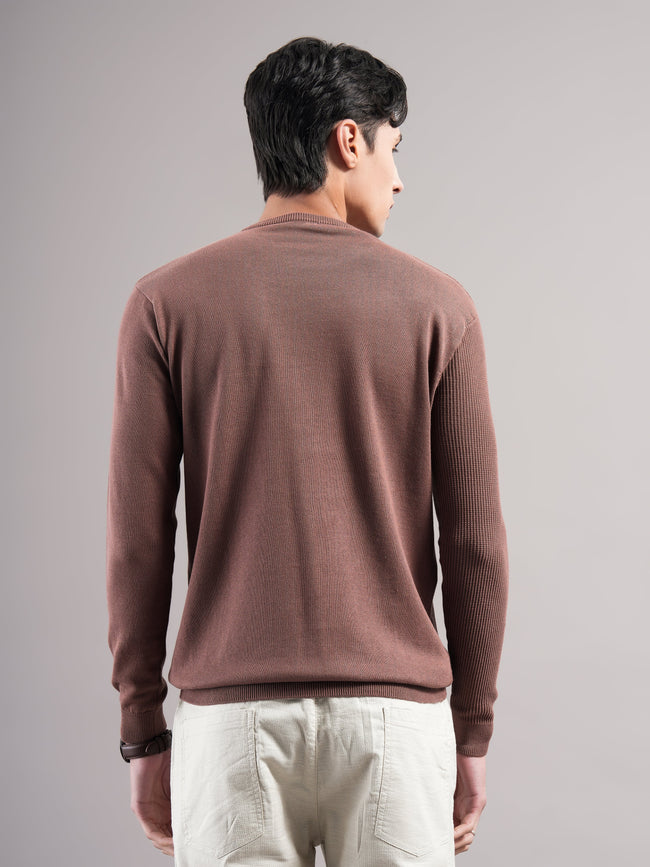 Men Arc Knit T-Shirt