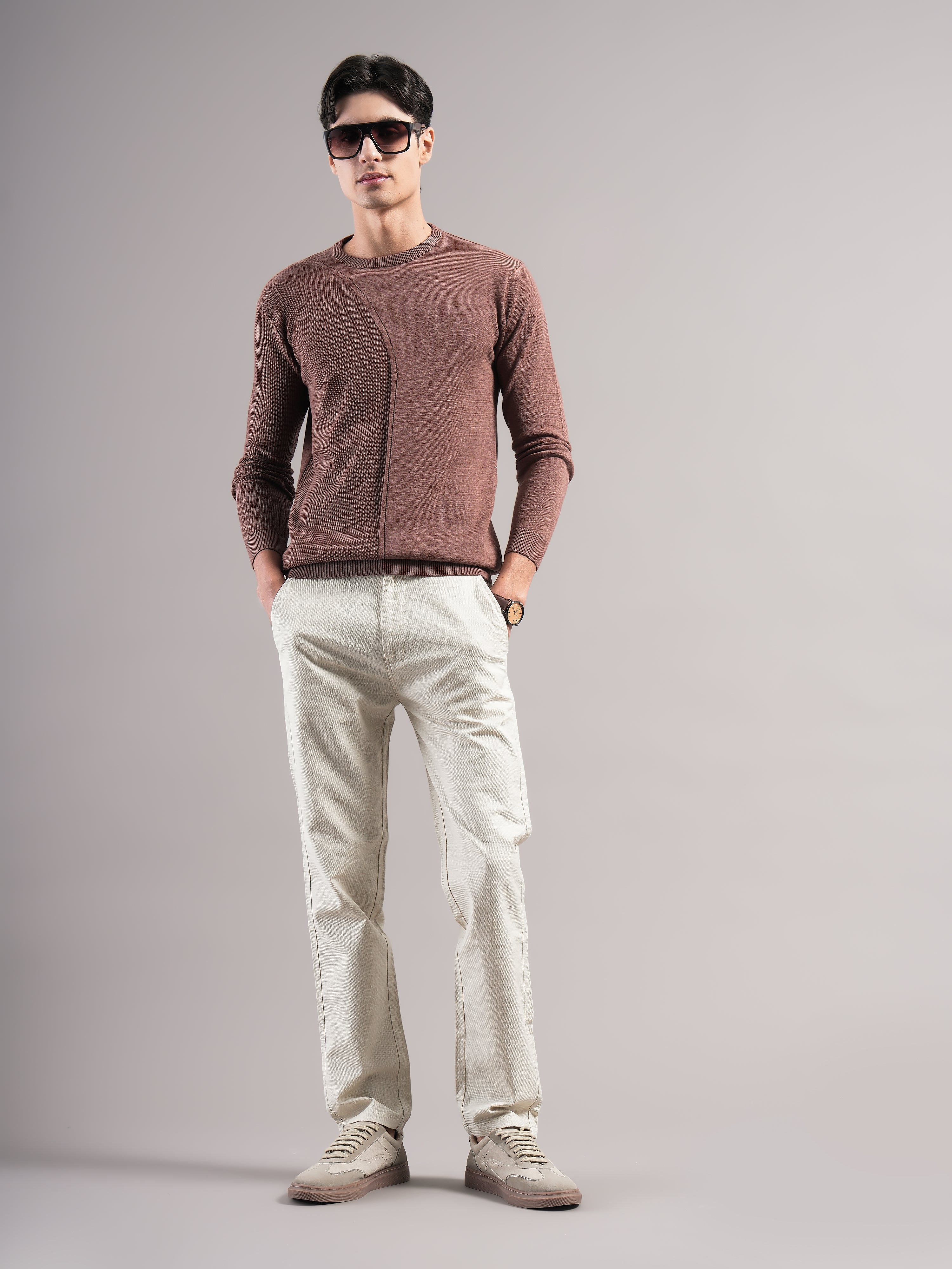 Men Arc Knit T-Shirt