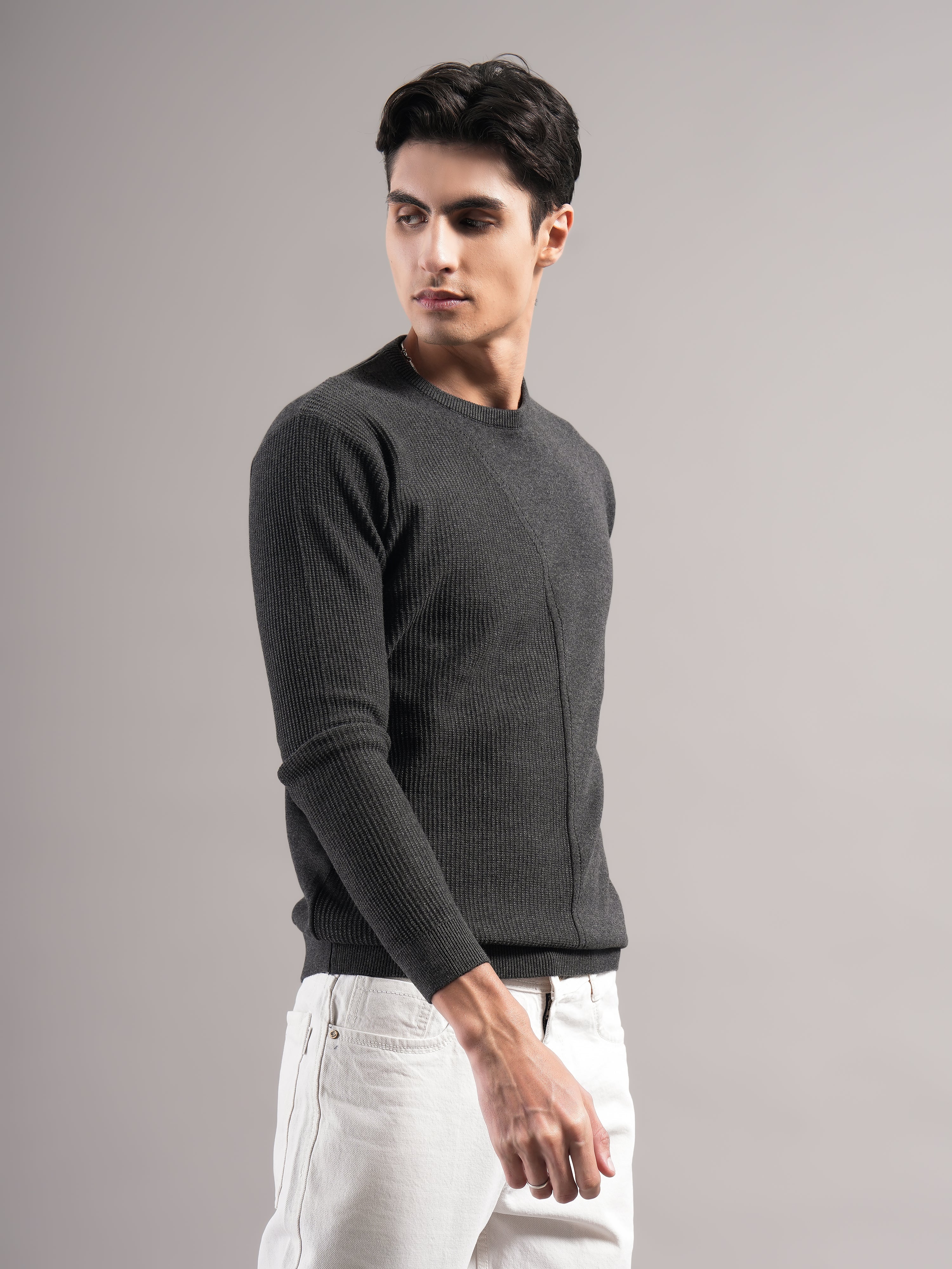Men Arc Knit T-Shirt