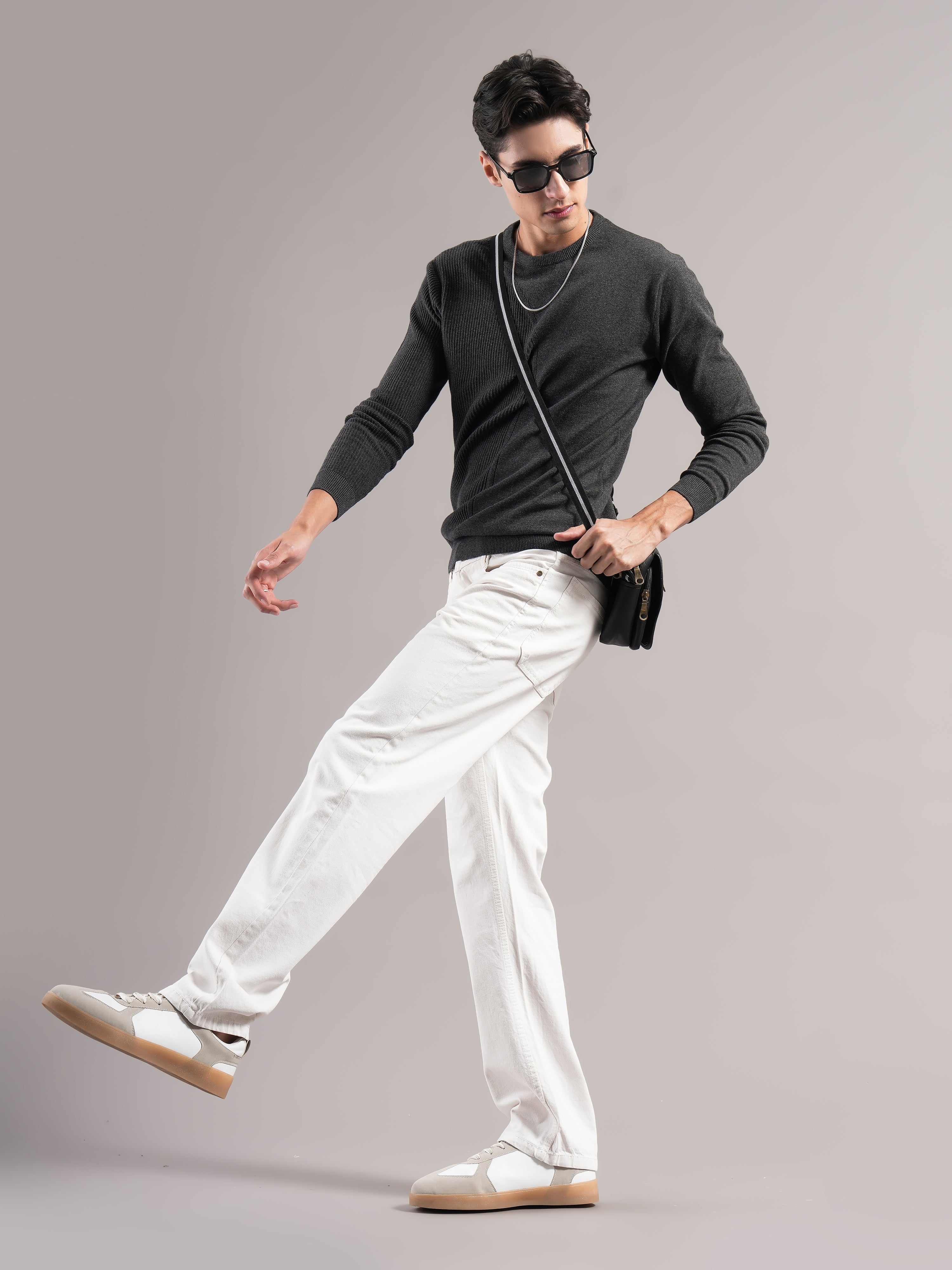 Men Arc Knit T-Shirt