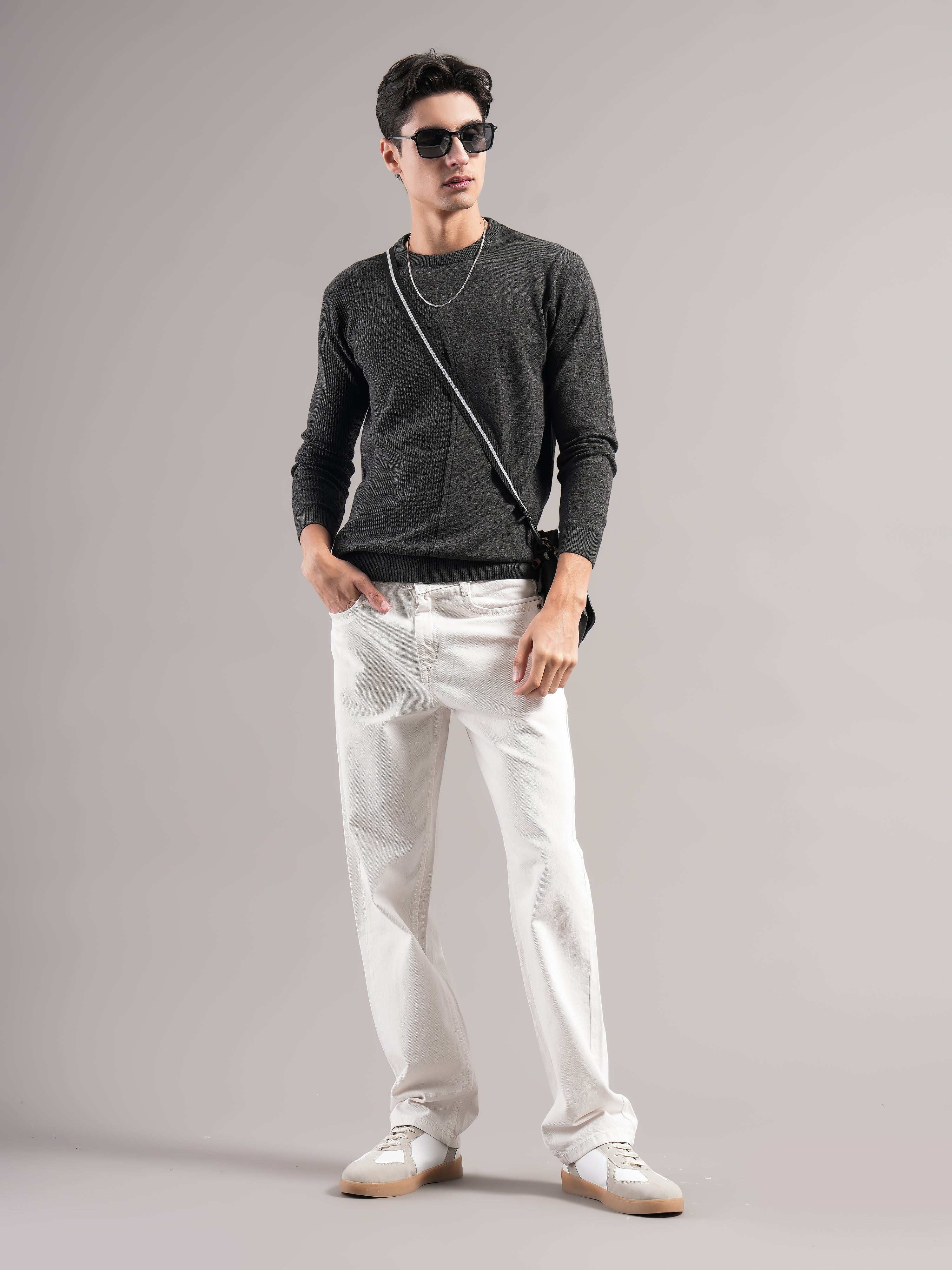 Men Arc Knit T-Shirt