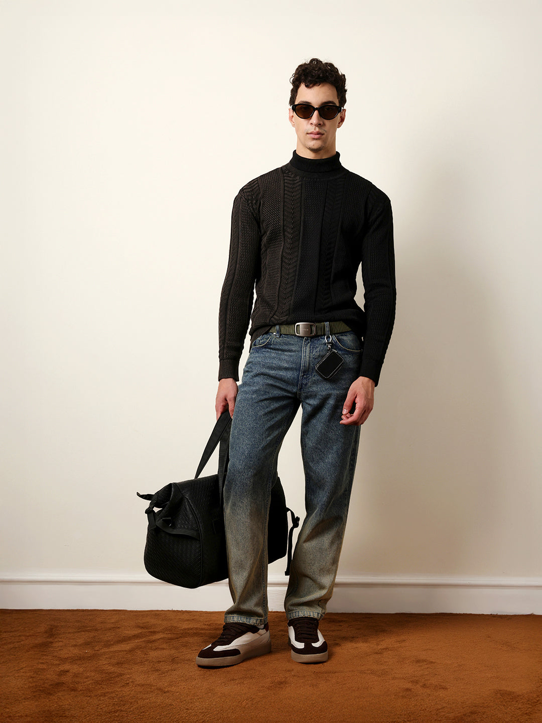 Men Multicolor Full Sleeve Relax T-Shirt