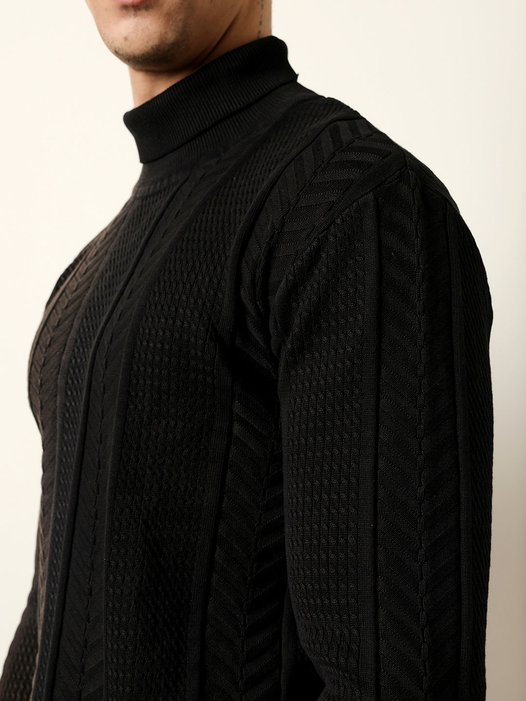 Men Multicolor Full Sleeve Relax T-Shirt