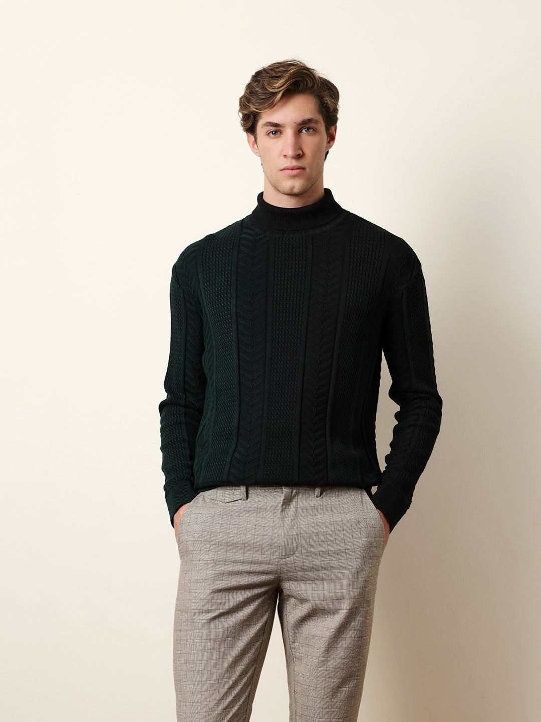 Men Multicolor Full Sleeve Relax T-Shirt