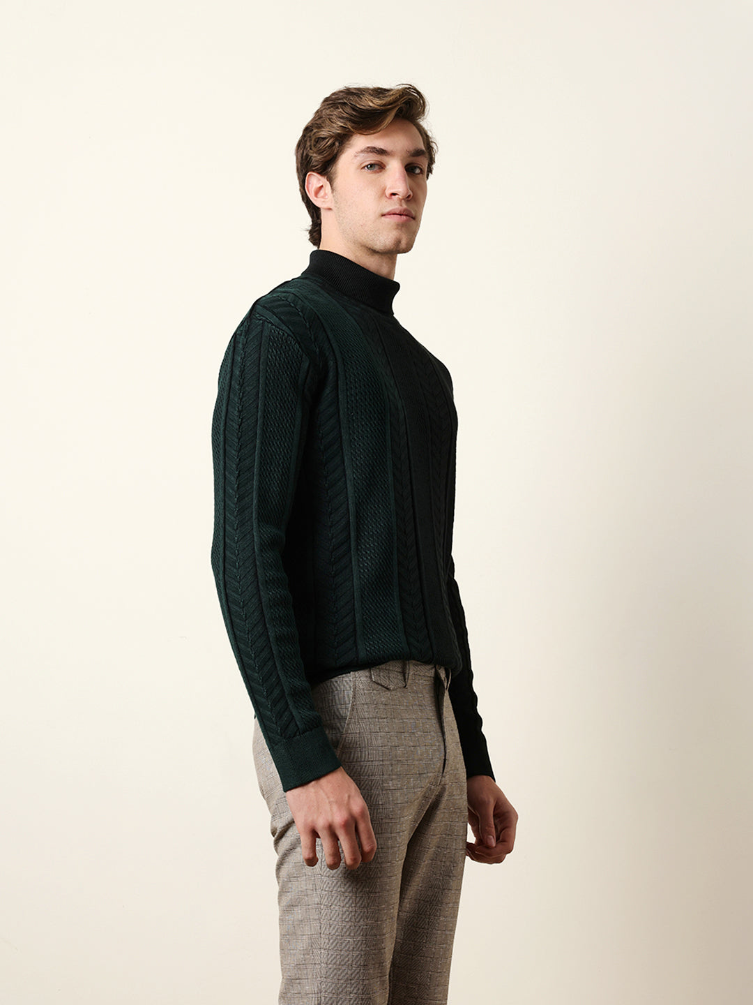 Men Multicolor Full Sleeve Relax T-Shirt
