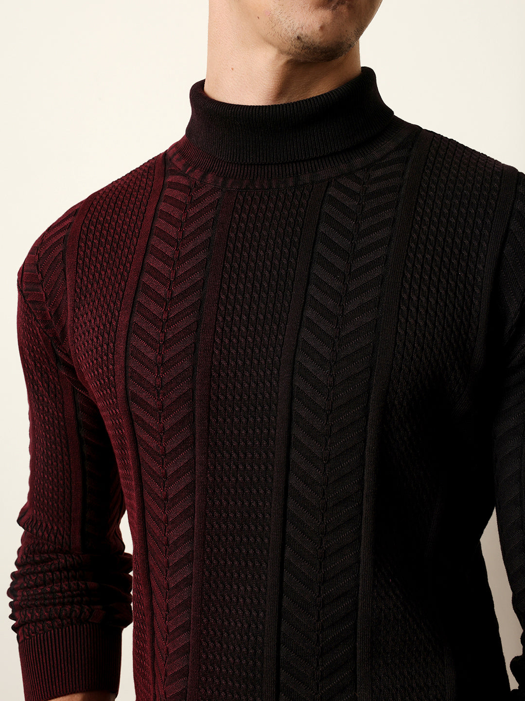 Men Multicolor Full Sleeve Relax T-Shirt