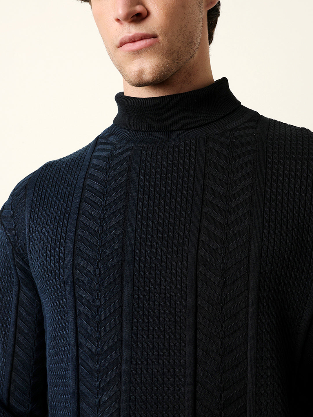 Men Multicolor Full Sleeve Relax T-Shirt