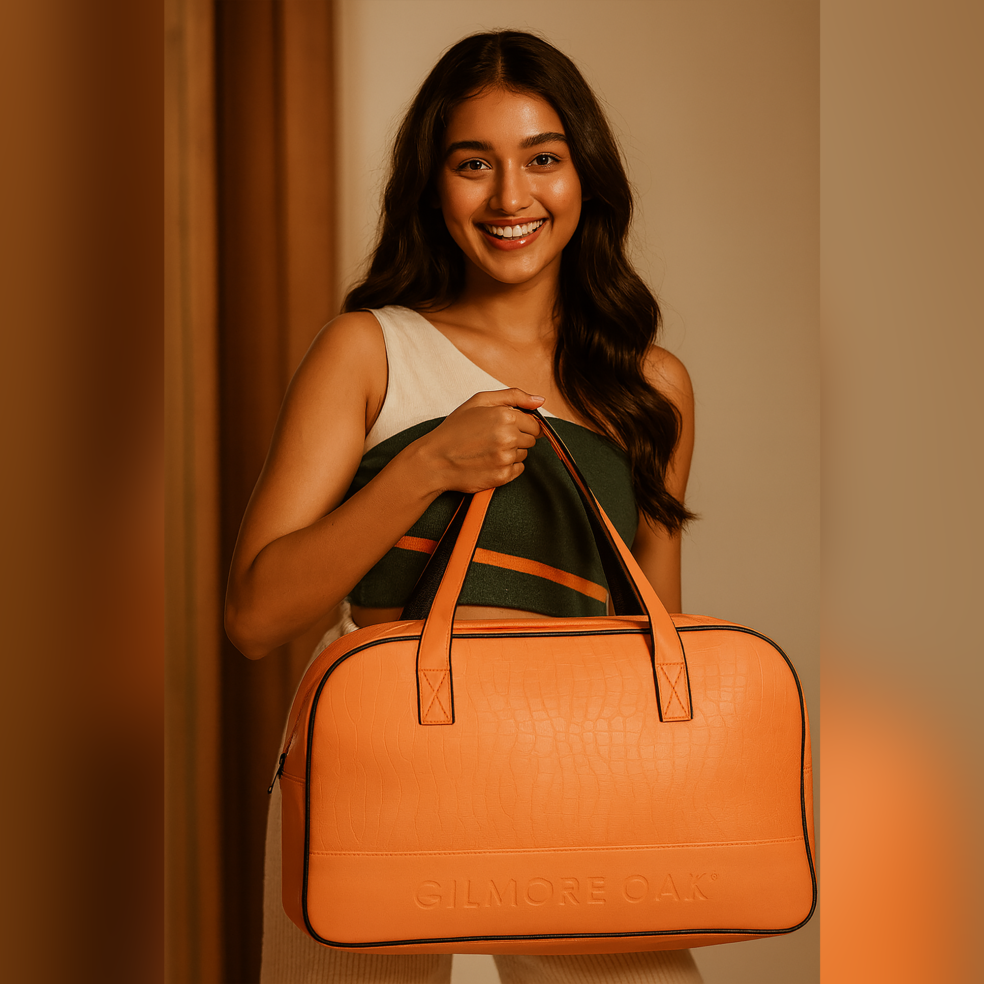 Orange D'Bold 35L Duffle Bag