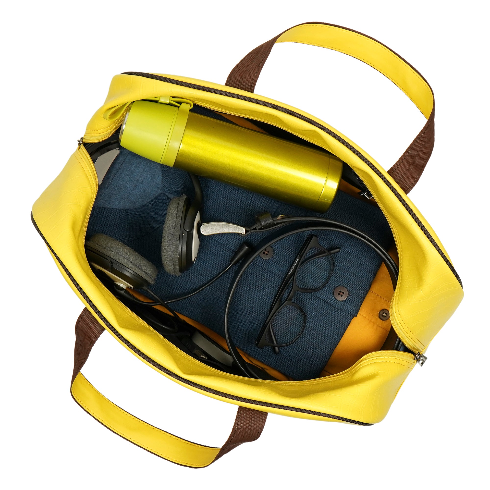 Yellow D'Bold 35L Duffle Bag