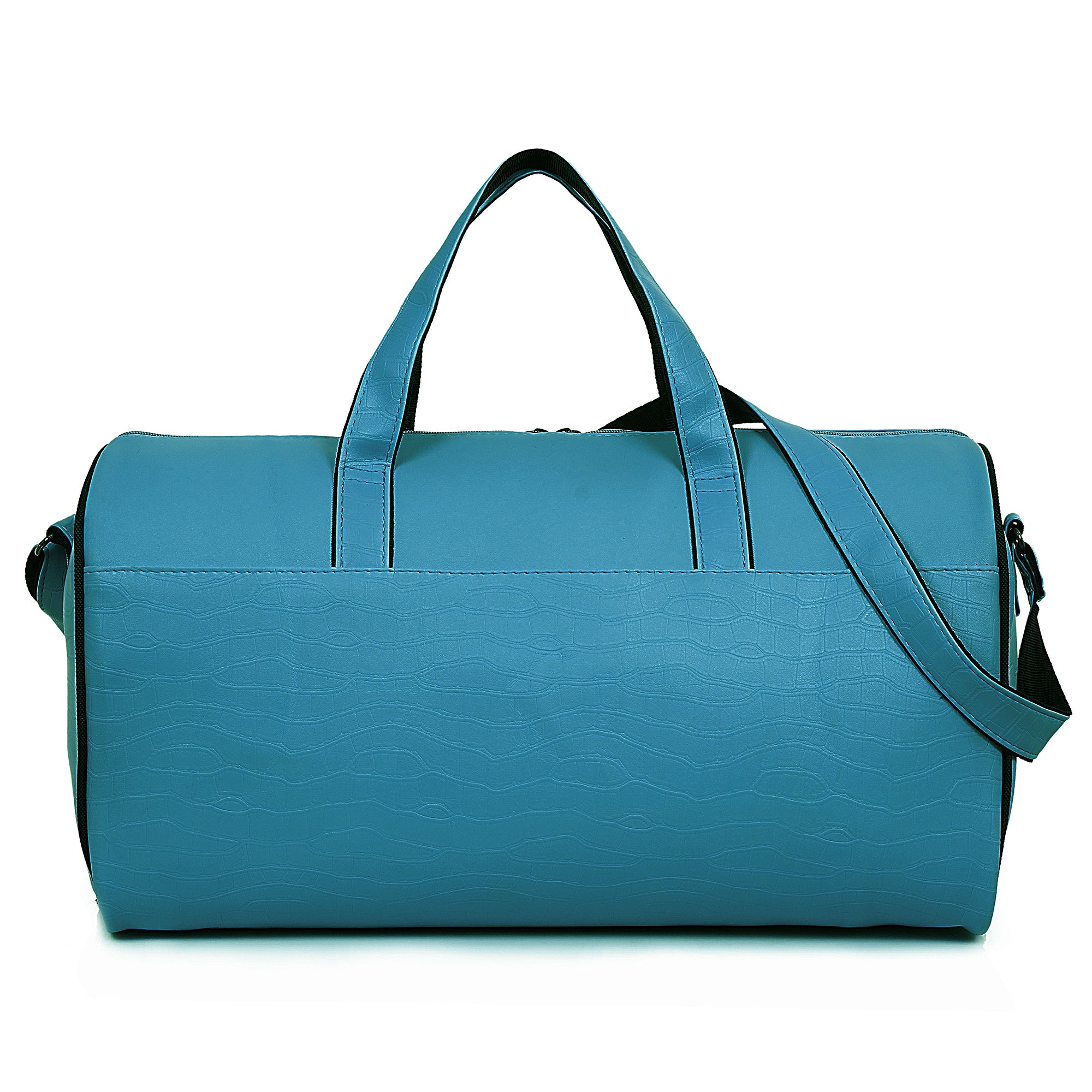 Blue Waveflex 30L Medium Leatherette Unisex Travel Duffle Bag