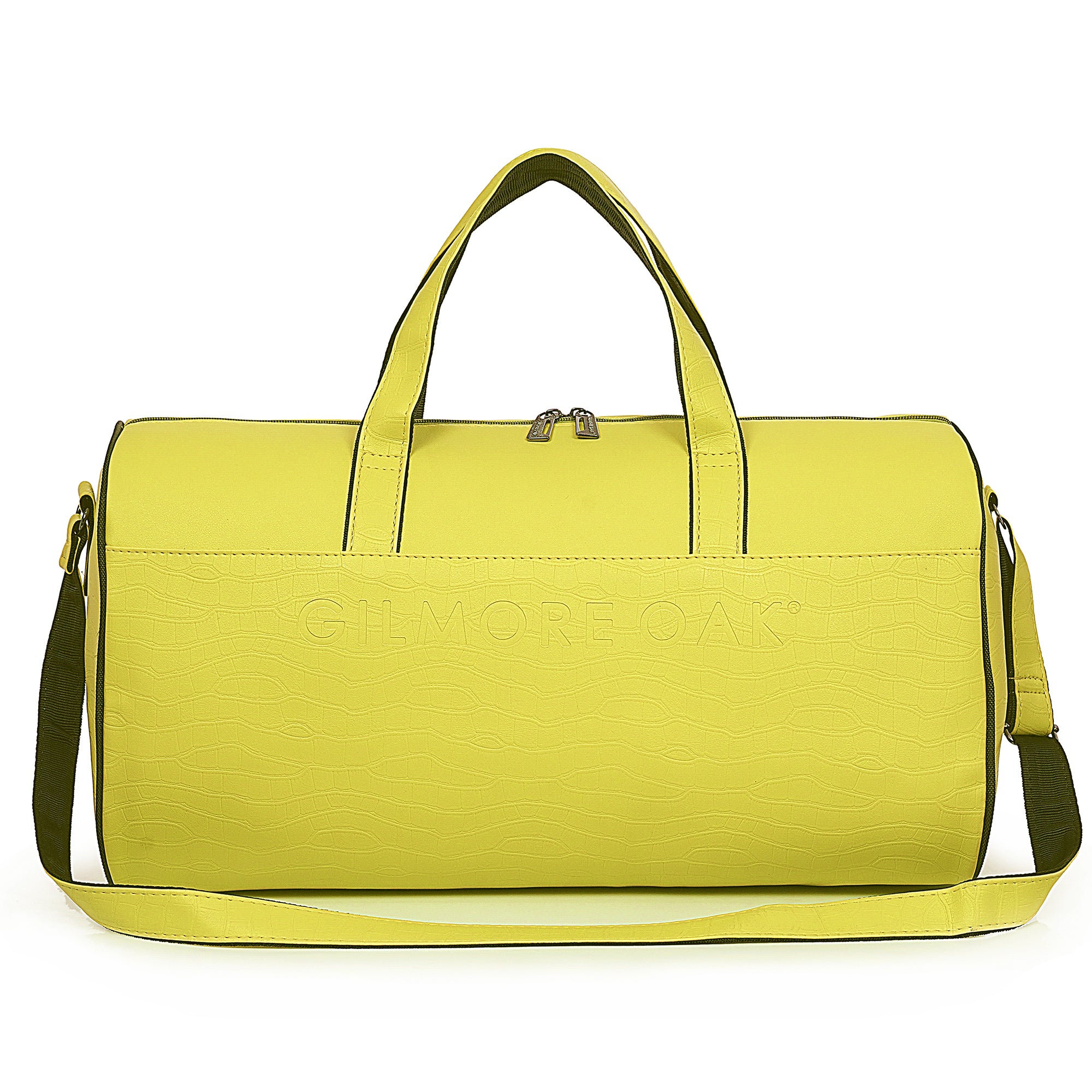 Yellow Waveflex 30L Medium Leatherette Unisex Travel Duffle Bag