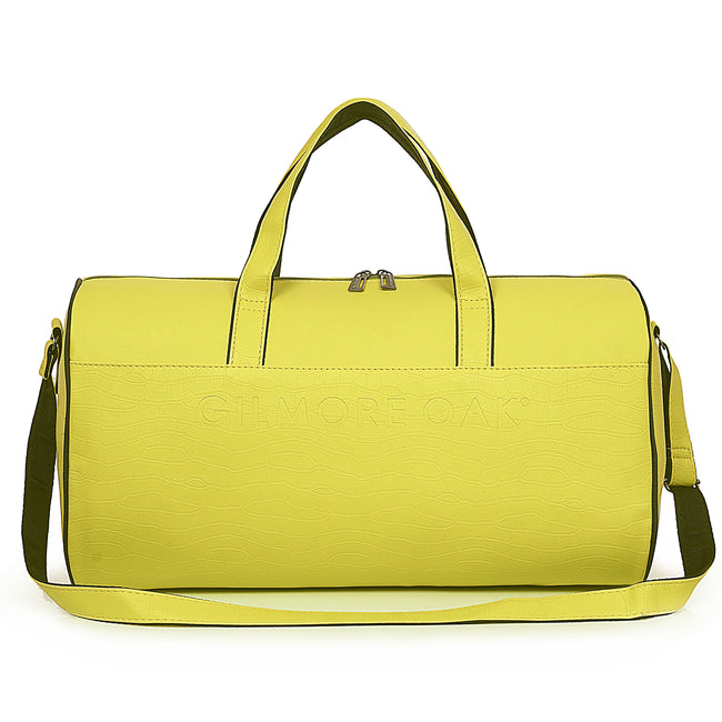 Yellow Waveflex 30L Medium Leatherette Unisex Travel Duffle Bag