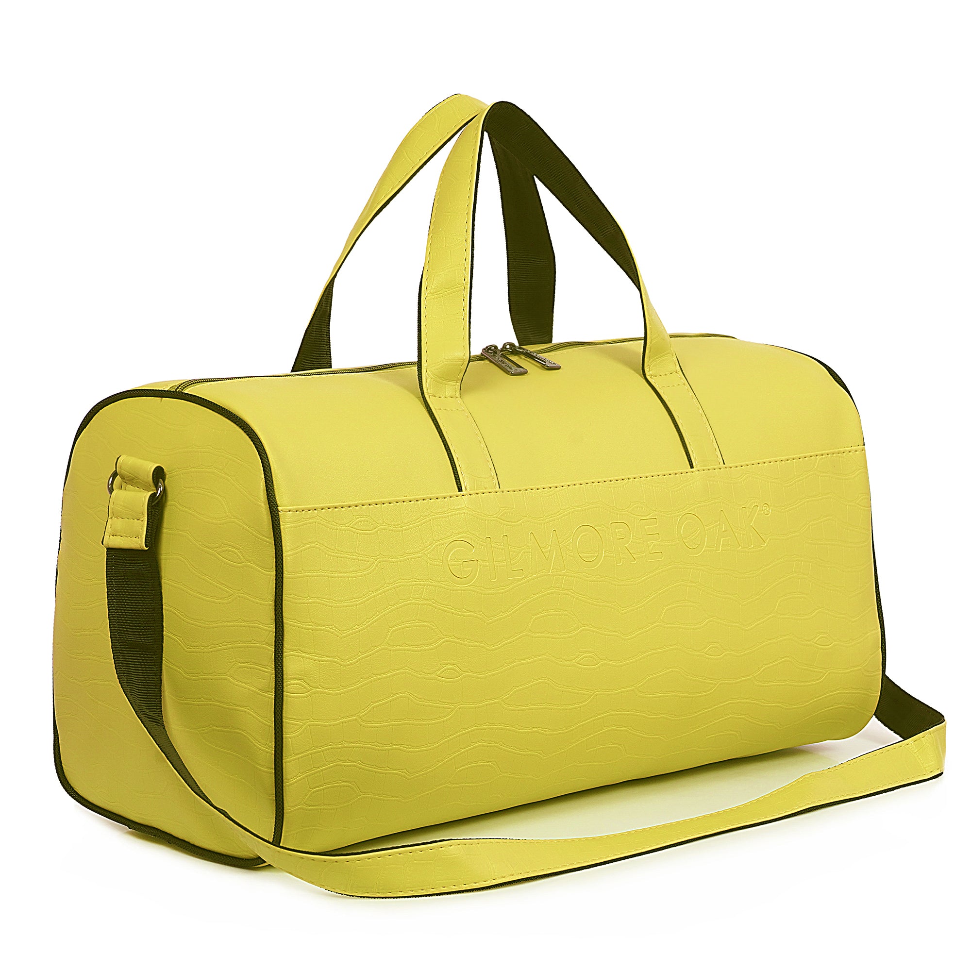 Yellow Waveflex 30L Medium Leatherette Unisex Travel Duffle Bag