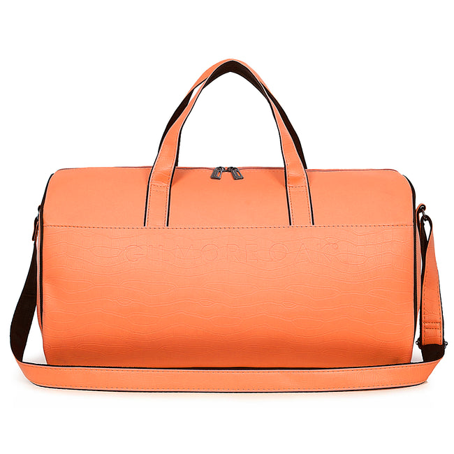 Orange Waveflex 30L Medium Leatherette Unisex Travel Duffle Bag