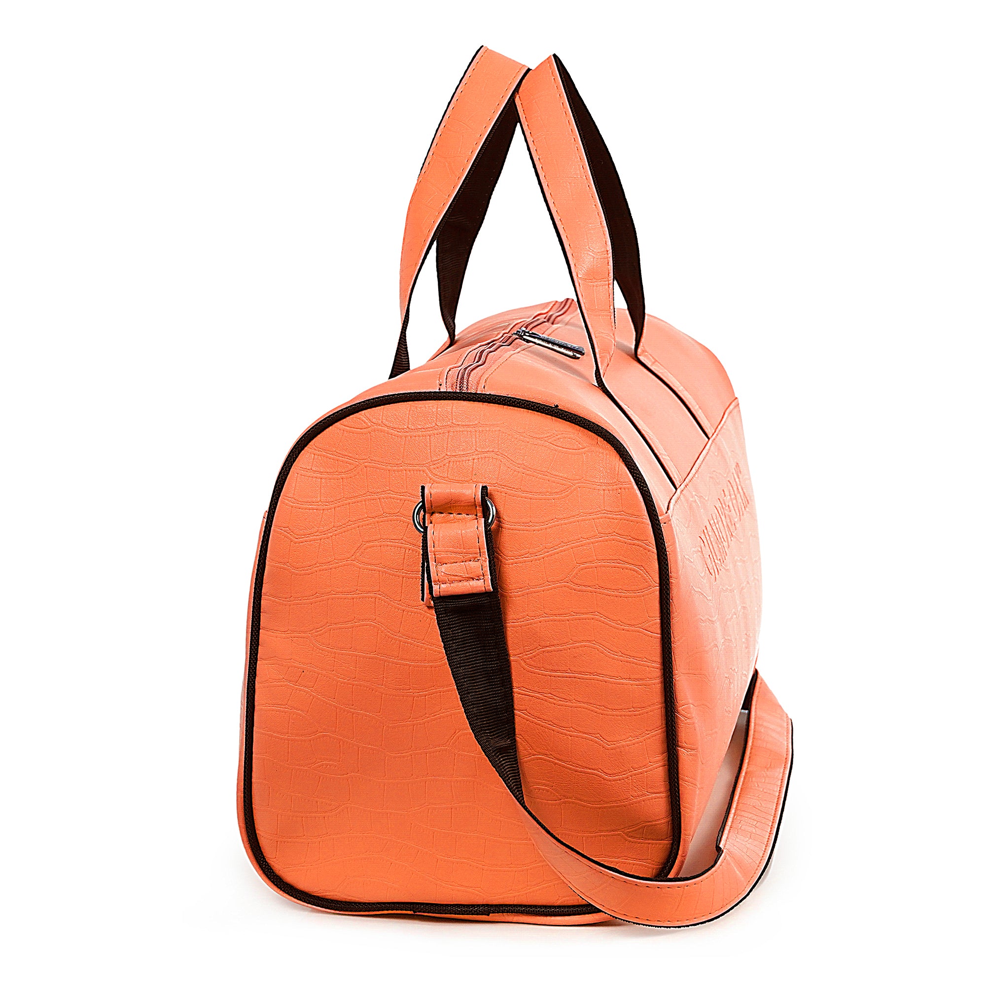 Orange Waveflex 30L Medium Leatherette Unisex Travel Duffle Bag