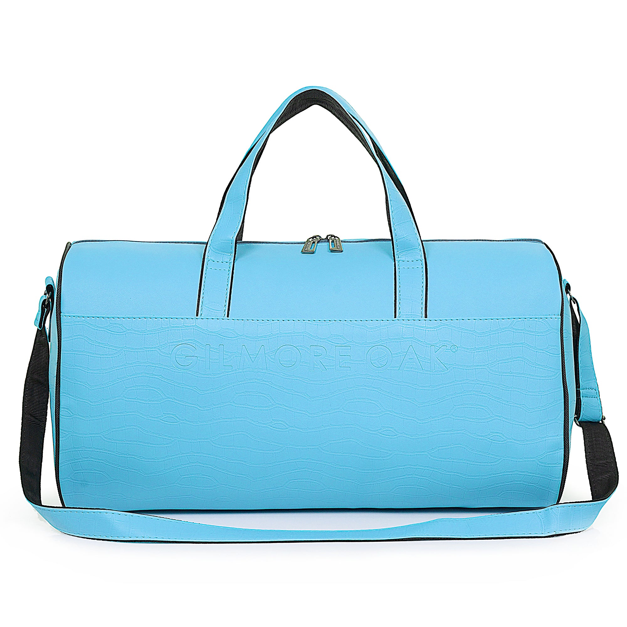 Blue Waveflex 30L Medium Leatherette Unisex Travel Duffle Bag