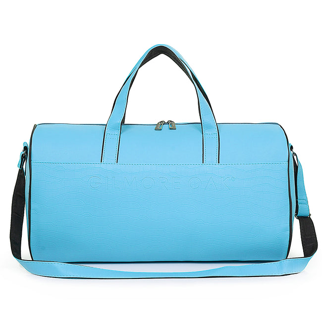 Blue Waveflex 30L Medium Leatherette Unisex Travel Duffle Bag