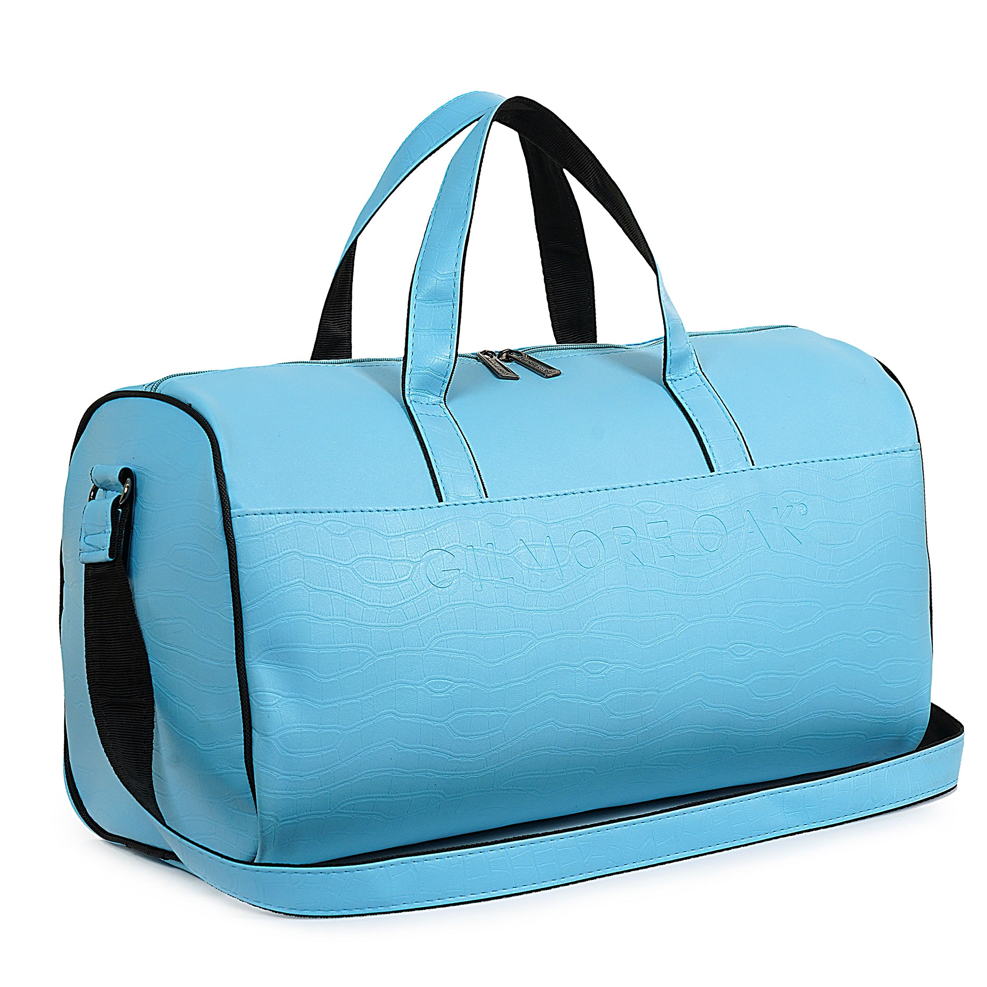 Blue Waveflex 30L Medium Leatherette Unisex Travel Duffle Bag