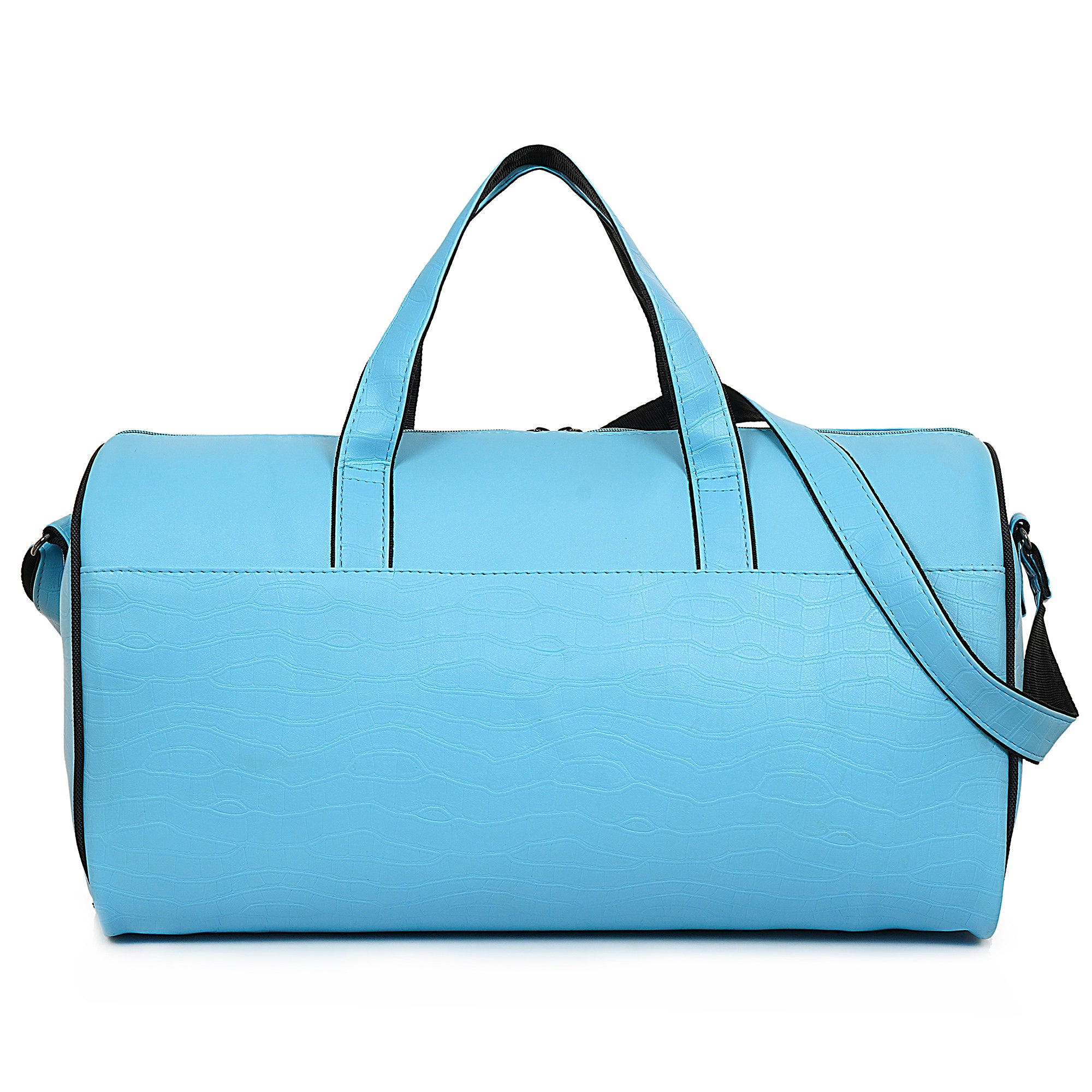 Blue Waveflex 30L Medium Leatherette Unisex Travel Duffle Bag