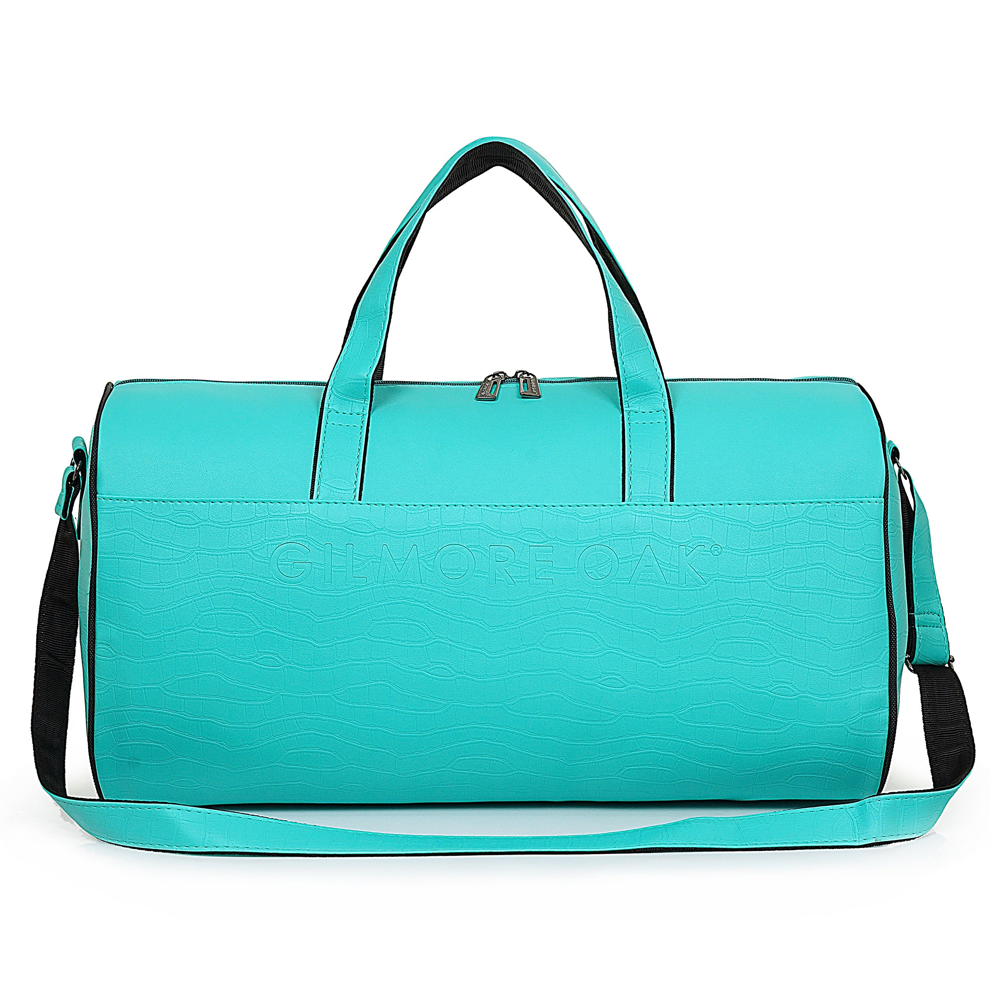 Teal Waveflex 30L Medium Leatherette Unisex Travel Duffle Bag