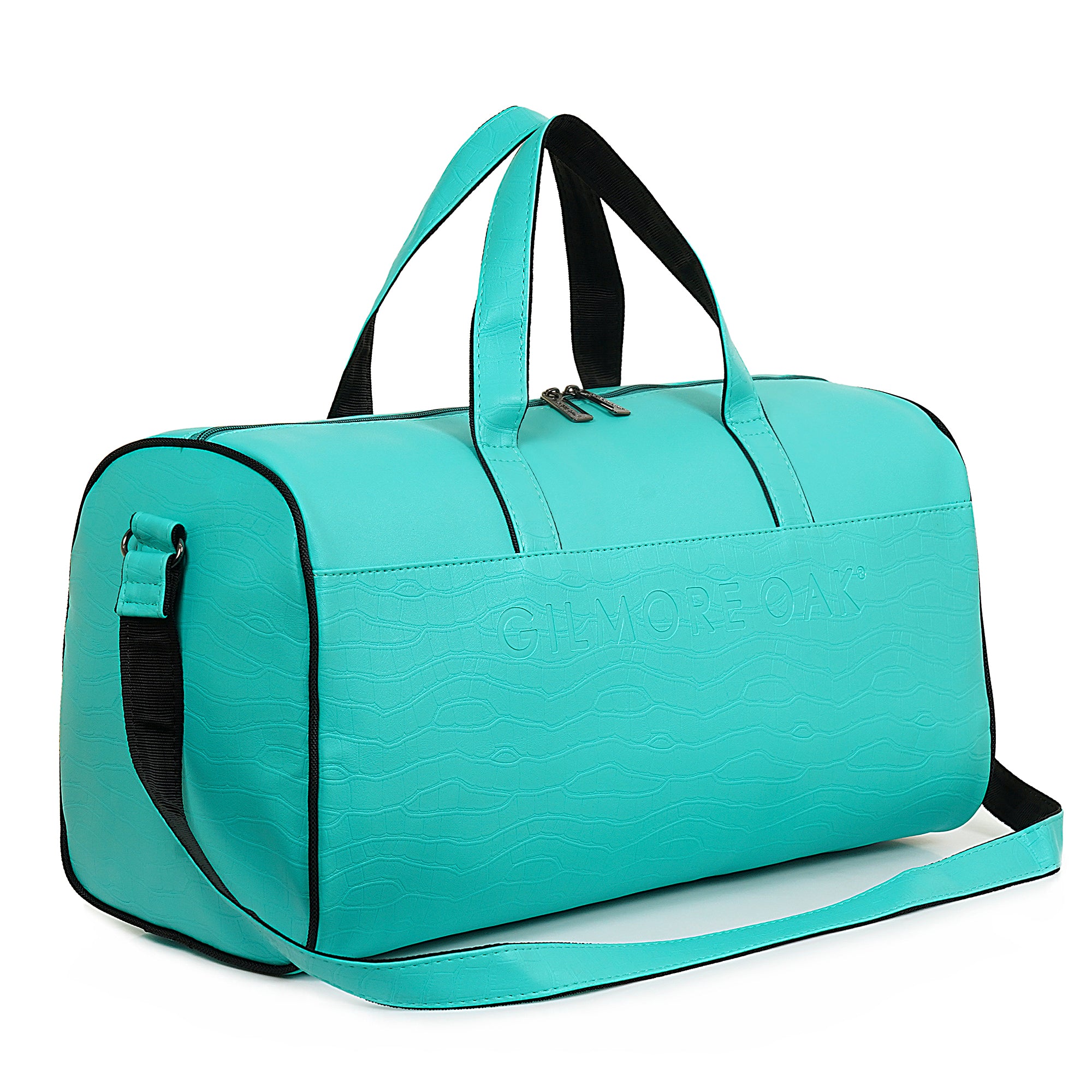 Teal Waveflex 30L Medium Leatherette Unisex Travel Duffle Bag