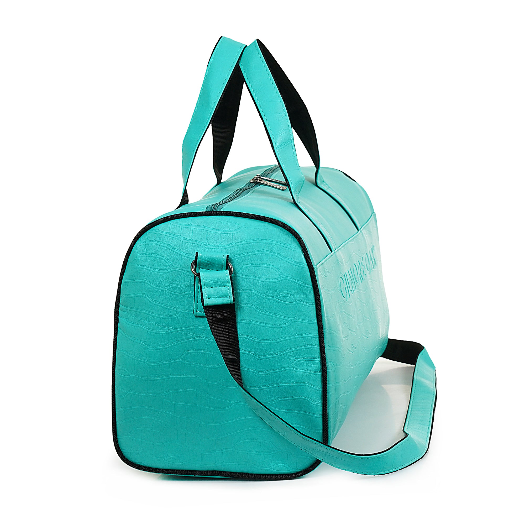 Teal Waveflex 30L Medium Leatherette Unisex Travel Duffle Bag