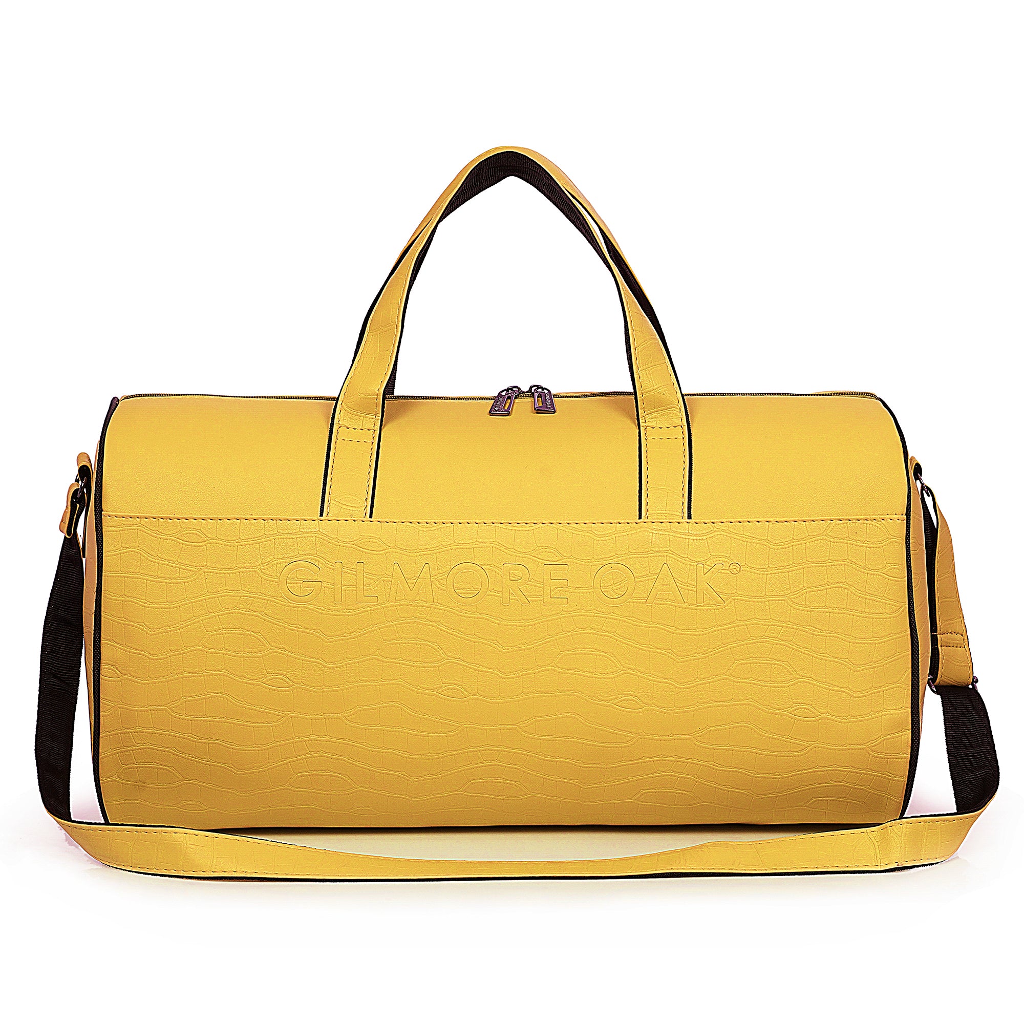 Yellow Waveflex 30L Medium Leatherette Unisex Travel Duffle Bag