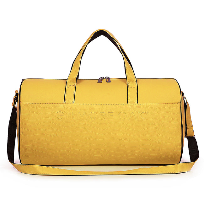 Yellow Waveflex 30L Medium Leatherette Unisex Travel Duffle Bag