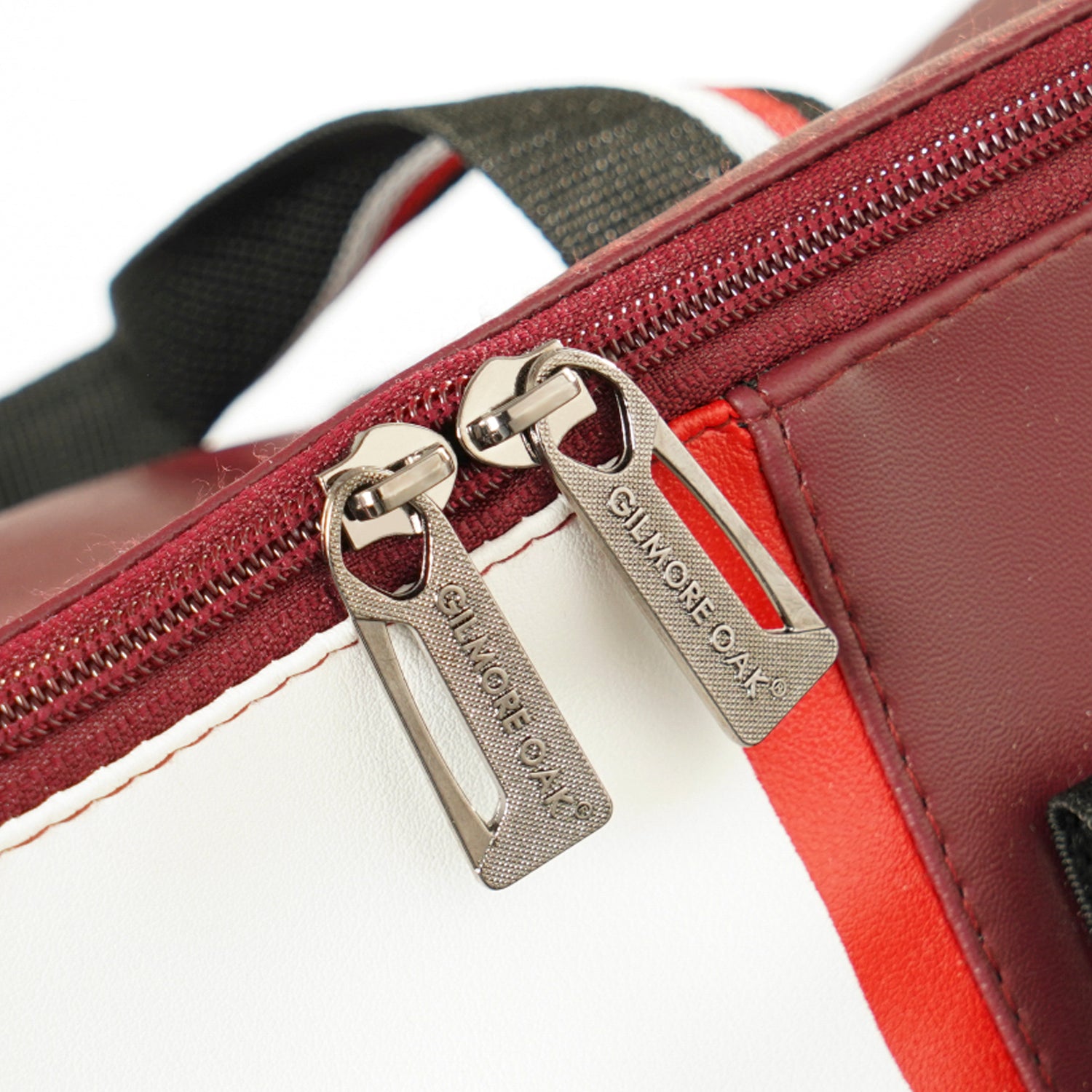 Maroon Deon Leatherette Unisex Travel Duffle Bag