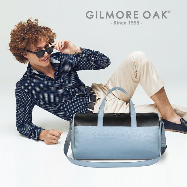 Blue Spark Leatherette Unisex Weekender Travel Duffle Bag