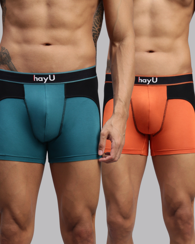 Men Pack of 2 Modal Elastane Trunks