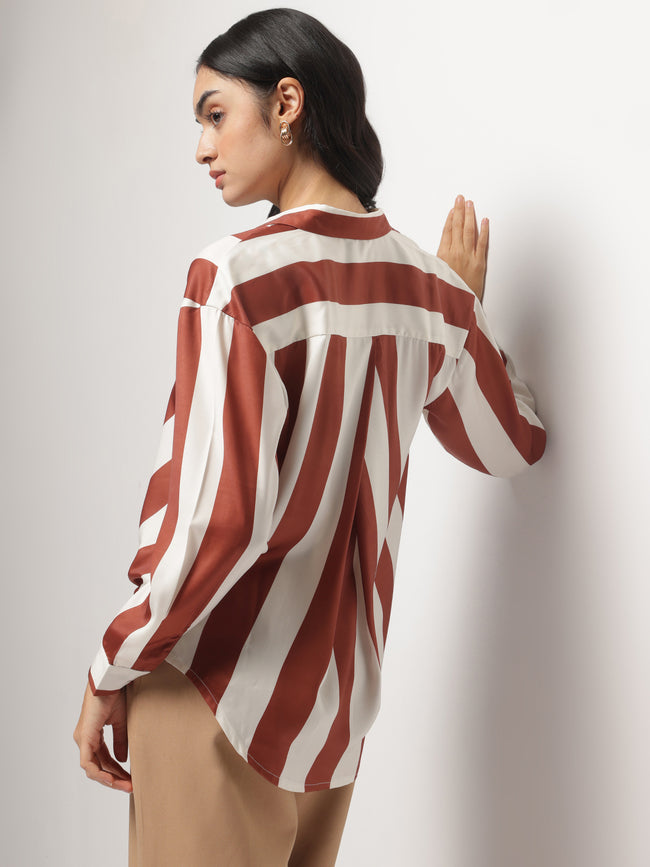 Women Asymmetrical Full Sleeves Top
