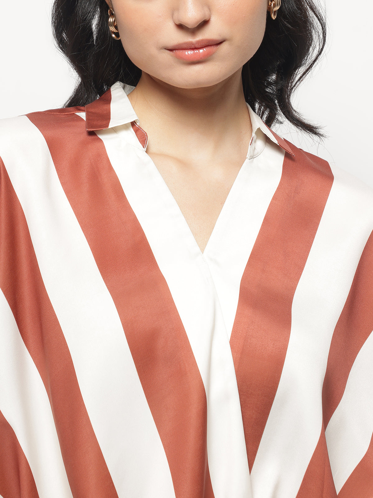 Women Asymmetrical Full Sleeves Top
