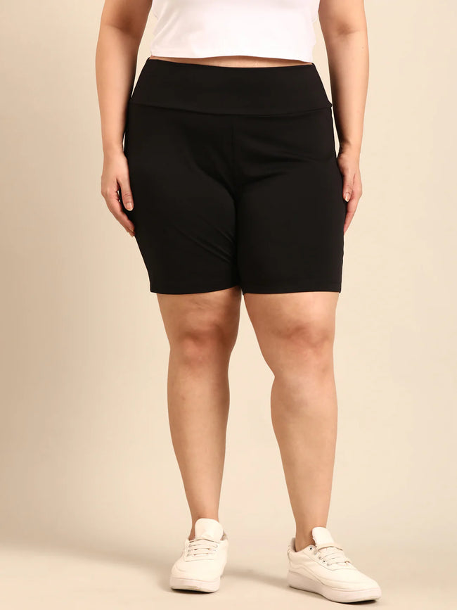 Women Black Shorties
