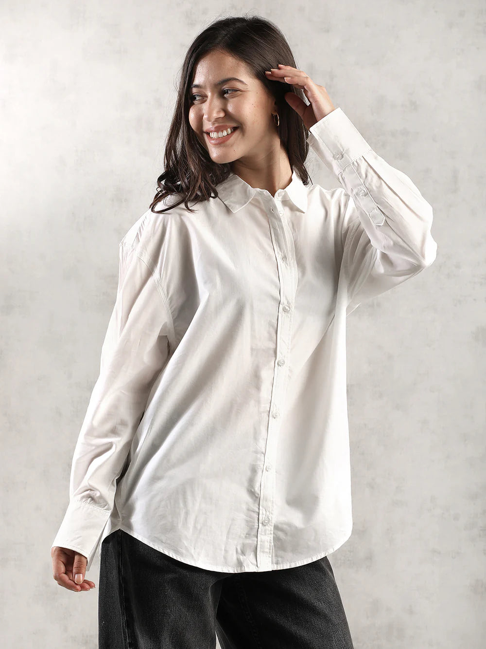 Women White Regular Fit Shirt