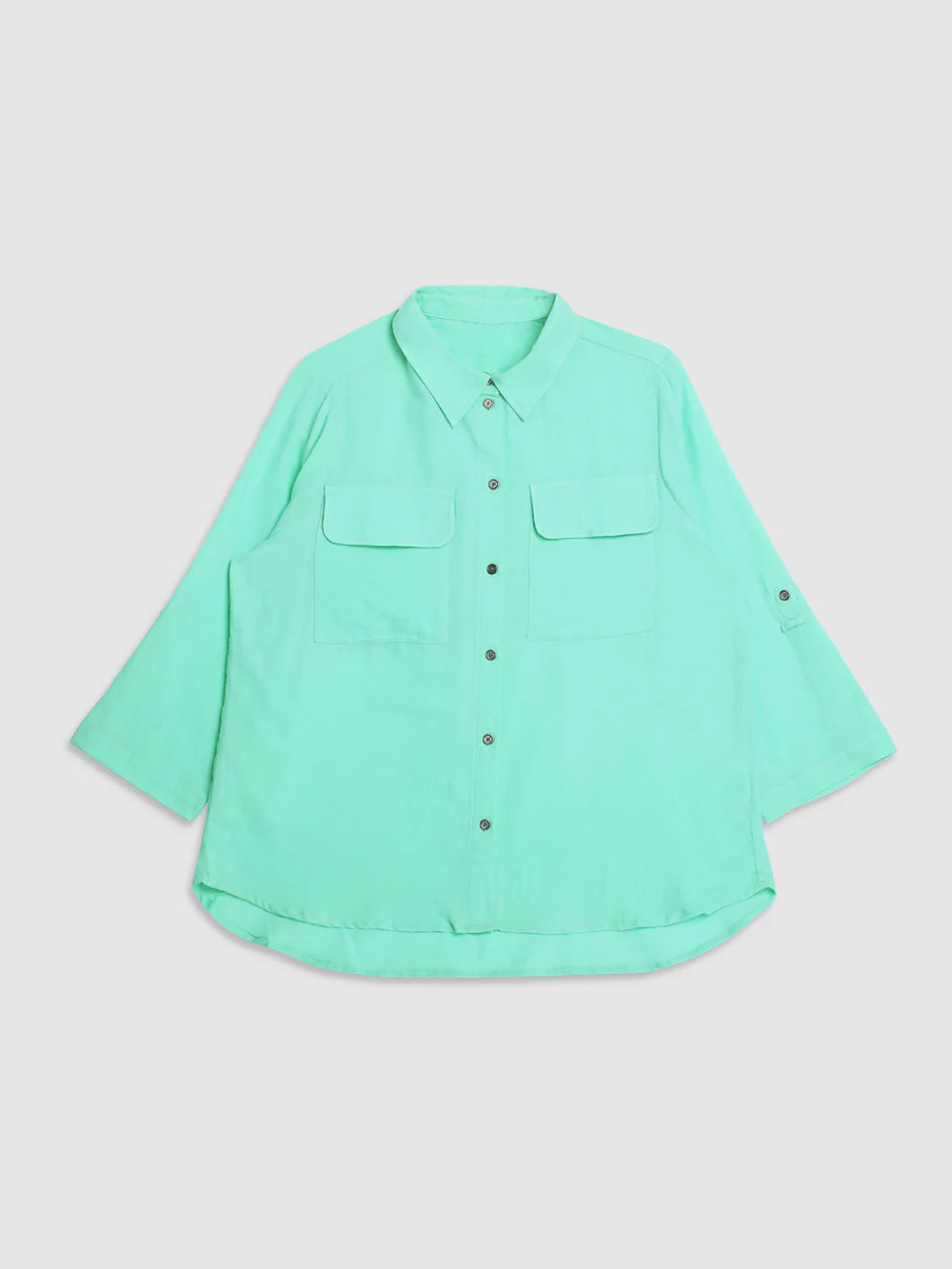 Women Green Casual Shirt