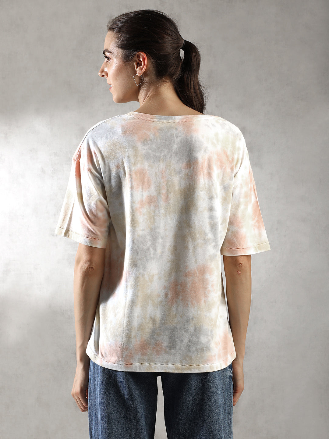 Women Pastel Tie-Dye Top