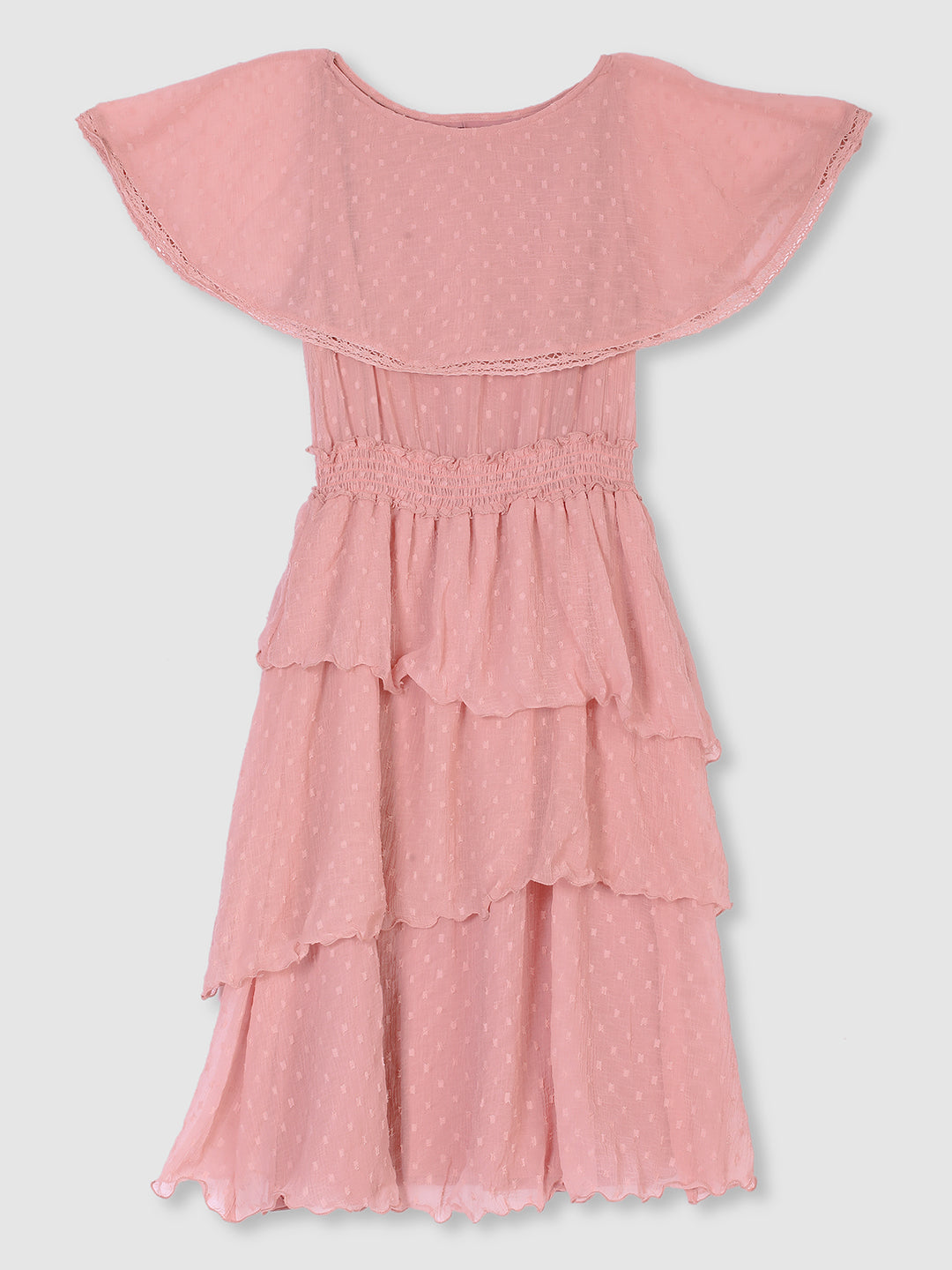 Women Pink Textured Dress