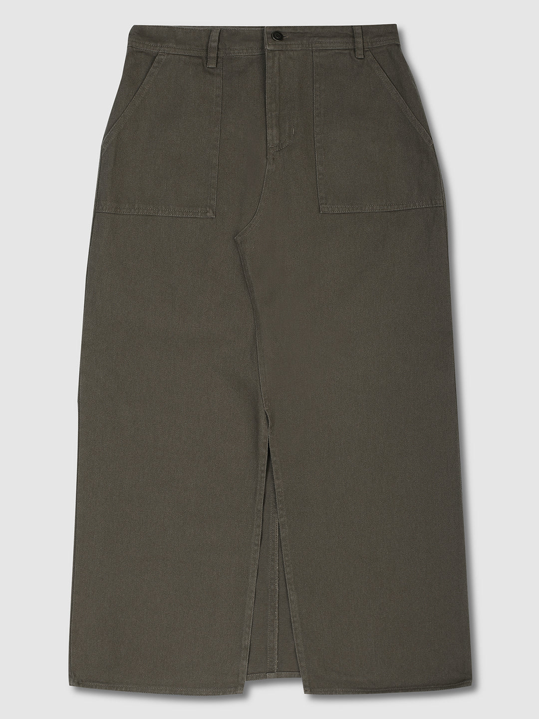 Women Olive Regular Fit Skirt