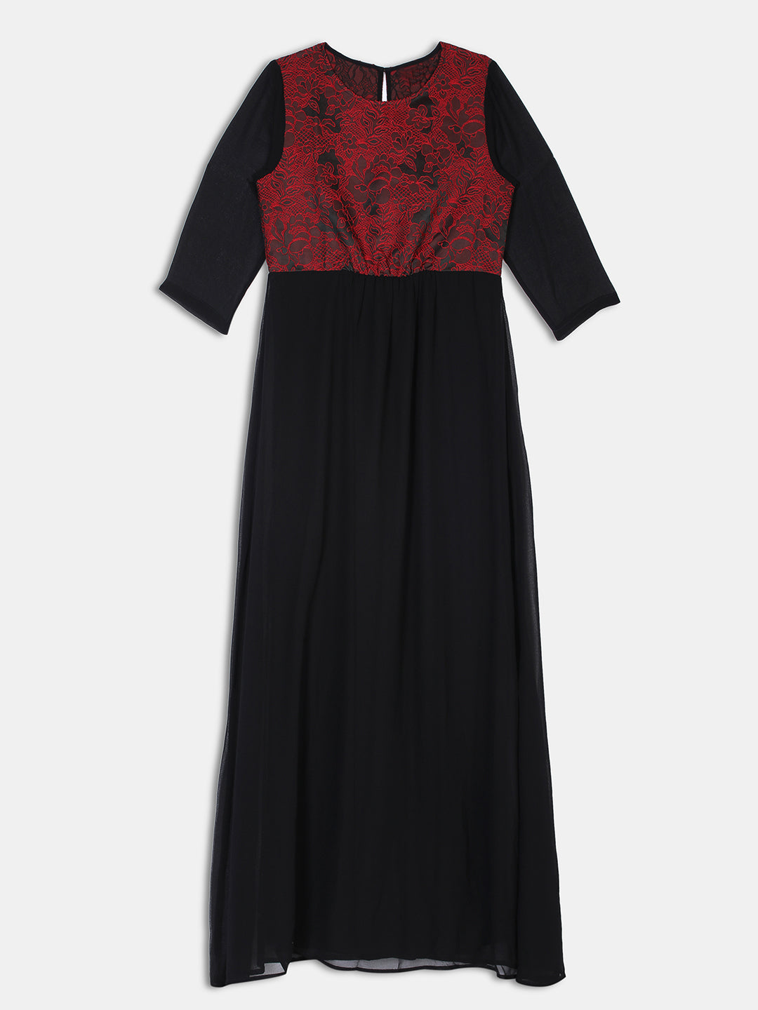 Women Black Maxi Festive Dress